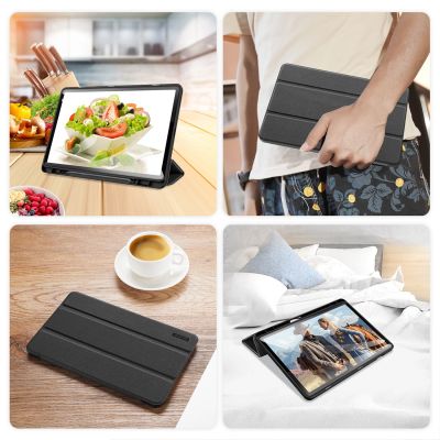 9. Dux Ducis Domo Flip- und Smart-Sleep-Hülle für Samsung Galaxy Tab S9 – Schwarz