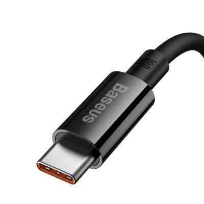 4. Baseus Superior Series USB-A/USB-C-Kabel 100 W 1 m – Schwarz