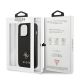 8. Guess Saffiano 4G Small Metal Logo Case für iPhone 13 Pro / 13 6.1" - Schwarz
