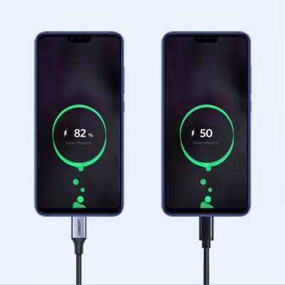 5. Ugreen US288 60126 USB-A / USB-C QC 3.0 3A 1m Kabel - Grau