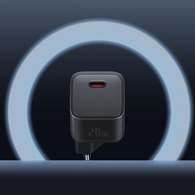11. Baseus GaN5S 20W 1xUSB-C Wandladegerät - Schwarz