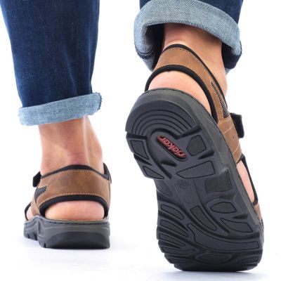 7. Rieker M 26156-25 RKR447B Klettsandalen