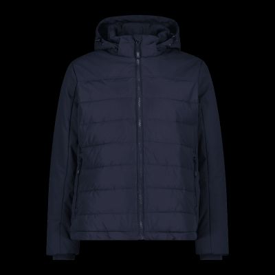 CMP Herren Winterjacke mit Kapuze, Sport, isoliert, Marineblau (34K0147/N950)
