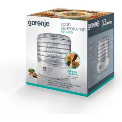 4. Gorenje FDK 24 DW Trockner Transparent, Weiß 240 W