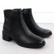 3. Gefütterte Damen-Ankle-Boots mit Blockabsatz, schwarz, Sergio Leone BT25239