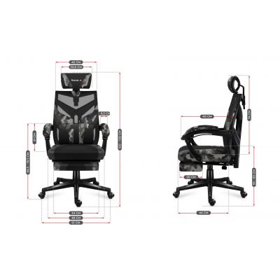 10. Huzaro Combat 5.0 Camo Gaming-Stuhl