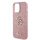 6. Guess GUHCP15LHG4SGP iPhone 15 Pro 6,1" rosa/rosa Hardcase Glitter Script Big 4G