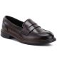 Braune Lederslipper, Slipper, Vinceza 133119