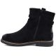 7. Schwarze Wildleder-Ankle-Boots für Damen, Jezzi ASA296-4