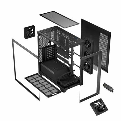10. MODECOM VOLCANO STELLAR ARGB MIDI 5F SCHWARZES GEHÄUSE
