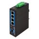 10. LogiLink NS204 Netzwerk-Switch, unmanaged Gigabit Ethernet (10/100/1000), Schwarz