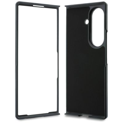 6. Karl Lagerfeld Saffiano Karl&Choupette Pin Case für Samsung Galaxy Z Fold 8 Ultra - Schwarz