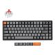 Keychron K2 Max Tastatur Universal USB + RF Wireless + Bluetooth Schwarz, Grau