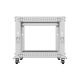 6. Open Rack 19" 9U 600x600-1100 verstellbar grau Lanberg