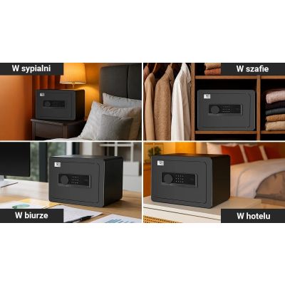 3. Extralink Lock Star A6-25 | Elektronischer Tresor | Zahlenschloss