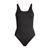 CASALL Badeanzug mit tiefem Racerback-Rücken, Schwarz