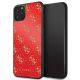 Guess, GUHCN654GGPRE iPhone 11 Pro Max rot/rot Hartschale 4G Double Layer Glitter