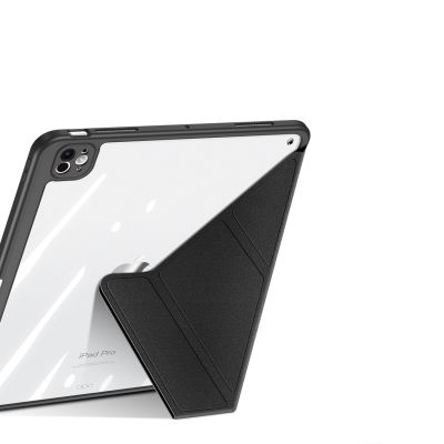 9. Dux Ducis Magi Hülle für iPad Pro 13" (2024/2025) mit Ständer - Schwarz