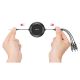8. Baseus Golden Loop einziehbares 3in1 USB-Kabel - Micro-USB / Lightning / USB-C 3.5A 35cm - 120cm schwarz (CAMLT-JH01)