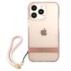 3. Guess Translucent Strap Case für iPhone 13 Pro / 13 6.1" - Rosa