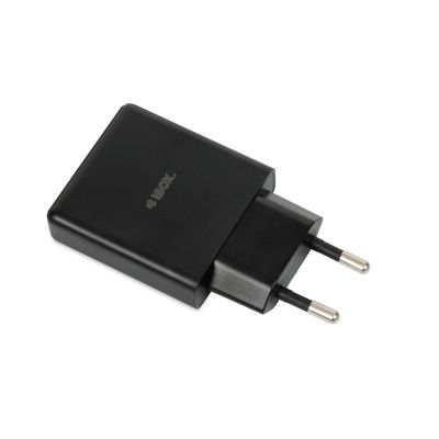 2. IBOX Universal-Ladegerät C-43 GAN PD30W Slim USB A+C Schwarz