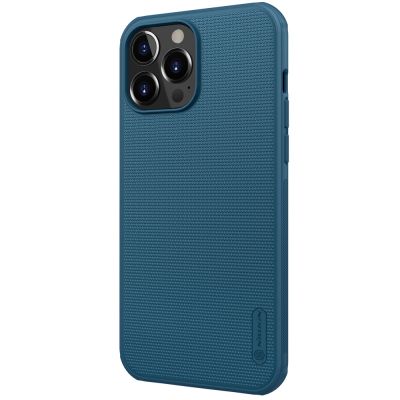 3. Nillkin Super Frosted Shield verstärkte Hülle, Cover für iPhone 13 Pro Max, blau