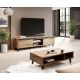 4. NORD II TV-Schrank 170 cm Wotan Eiche/Anthrazit