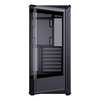 4. Jonsbo D400 PC-Gehäuse, Midi-Tower, ATX, gehärtetes Glas