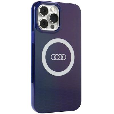 2. Audi IML Big Logo MagSafe Hülle für iPhone 13 Pro Max – blau