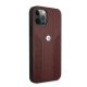 4. BMW Leather Curve Perforate Case für iPhone 12 Pro Max – Rot