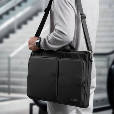 14. Tech-Protect Defender Tasche für 17" Laptop - Schwarz