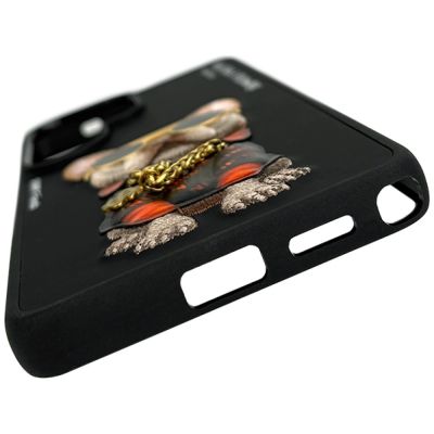 4. Nimmy Brillen-Hülle mit coolem Hundemotiv für Samsung Galaxy S26 Ultra – Schwarz