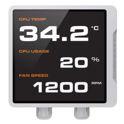 4. COUGAR CGR-PSDVPRGB-W-240 All-in-One-Flüssigkeitskühler für Prozessoren, 12 cm, Weiß