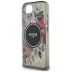 6. Guess IML Flowers MagSafe iPhone 16e Hülle - Schwarz