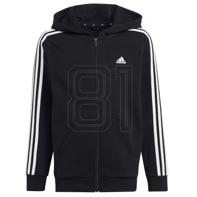 5. Adidas 3 Stripes FL Full-Zip Hoody Jr HR6331 Sweatshirt