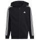5. Adidas 3 Stripes FL Full-Zip Hoody Jr HR6331 Sweatshirt