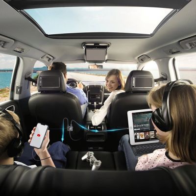 6. Joyroom Autoladegerät 2xPD + 2xQC3.0 72W 1,5m schwarz (JR-CL05)