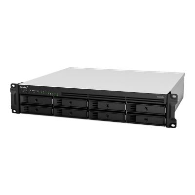2. Synology RackStation RS1221RP+ NAS-Rackserver (2 HE) Ryzen Embedded V1500B, 4 GB DDR4, 0 TB DiskStation Manager, Schwarz
