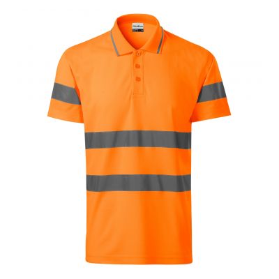 3. Rimeck HV Runway M Poloshirt MLI-2V998 fluoreszierendes Orange