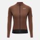 2. Rockbros YDWT006 TVI Damen-Radtrikot, isoliert, Herbst/Winter, Größe M, braun