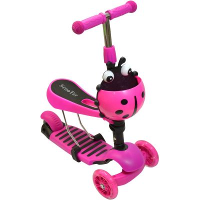 14. BALANCE SCOOTER 3IN1 ENERO BIEDRONKA ROSA