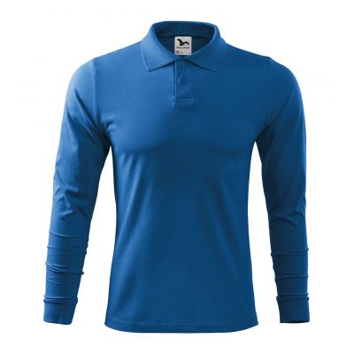 5. Malfini Single J. LS M Poloshirt MLI-21114 azurblau