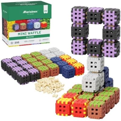 2. Marioinex Mini-Waffel-Bausteine, 206 Teile