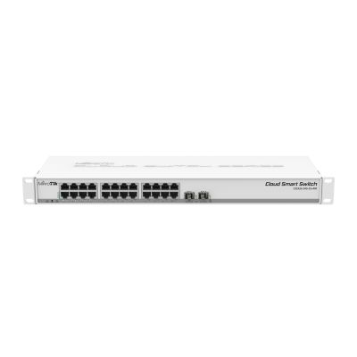 5. Mikrotik CSS326-24G-2S+RM Netzwerk-Links Managed Gigabit Ethernet (10/100/1000) PoE-Unterstützung 1 HE Weiß