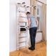 38. Turnleiter mit verstellbarer Stange und Griffbank, Modell 732W
