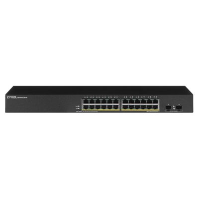 2. Zyxel GS1900-24HP Switch 26p PoE (PoE+: 24); 170W Managed Gigabit