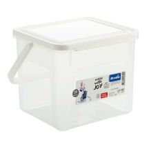 ROTHO Waschmittelbehälter 3 kg 4,5 l Transparent/Weiß