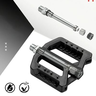 4. Rockbros RK01 Nylon-Fahrradpedale – Schwarz