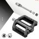 4. Rockbros RK01 Nylon-Fahrradpedale – Schwarz