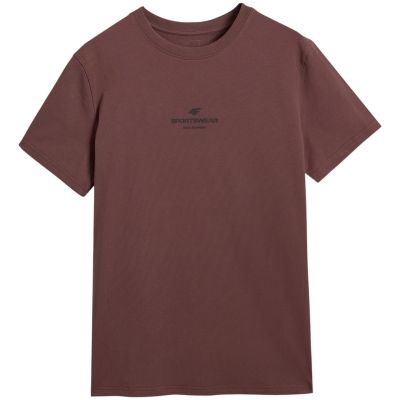 8. Herren T-Shirt 4F M2961 dunkelbraun 4FWAW25TTSHM2961 80S